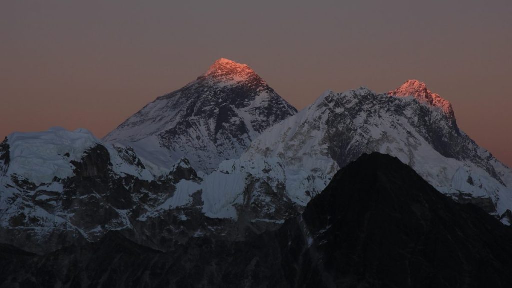 Hoechste Berge der Welt-Lhotse