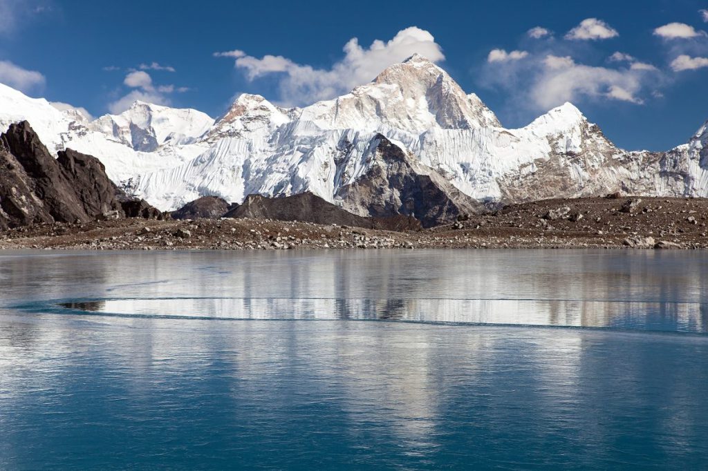 Hoechste Berge der Welt-Makalu.