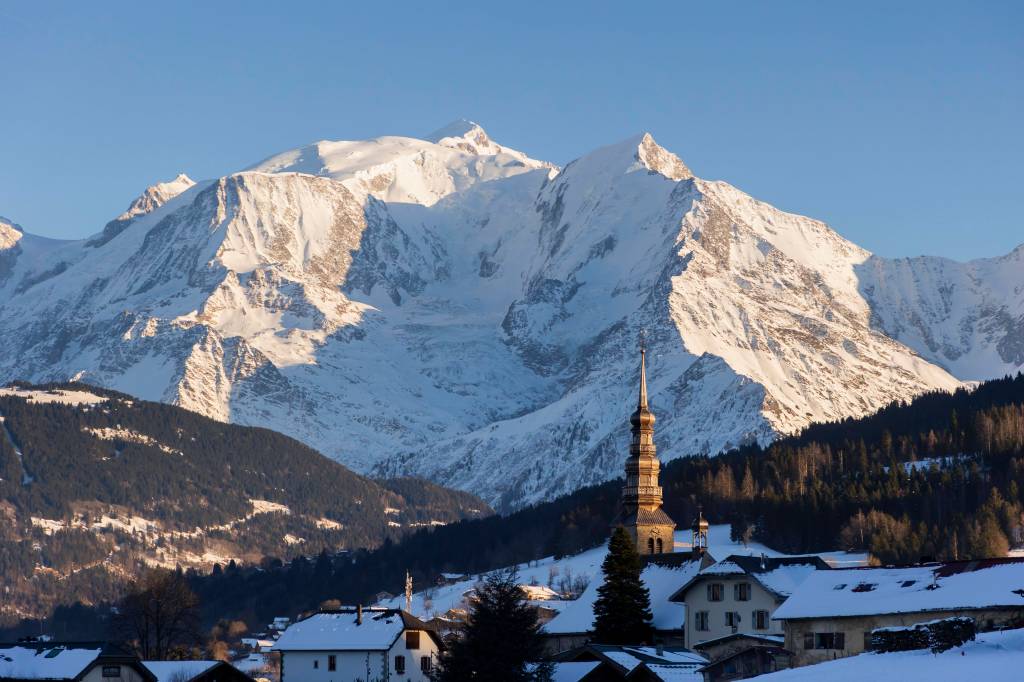 Hoechste Berge Europas-Mont Blanc