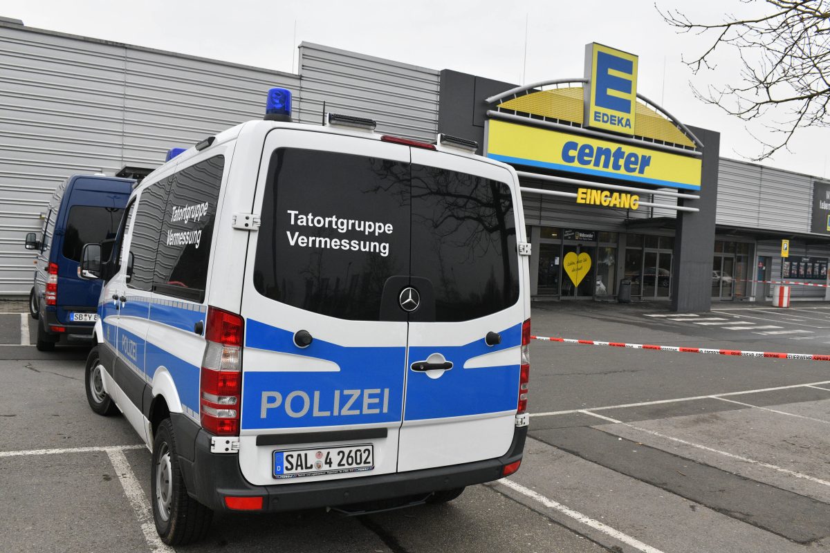 Polizei-Einsatz bei Edeka