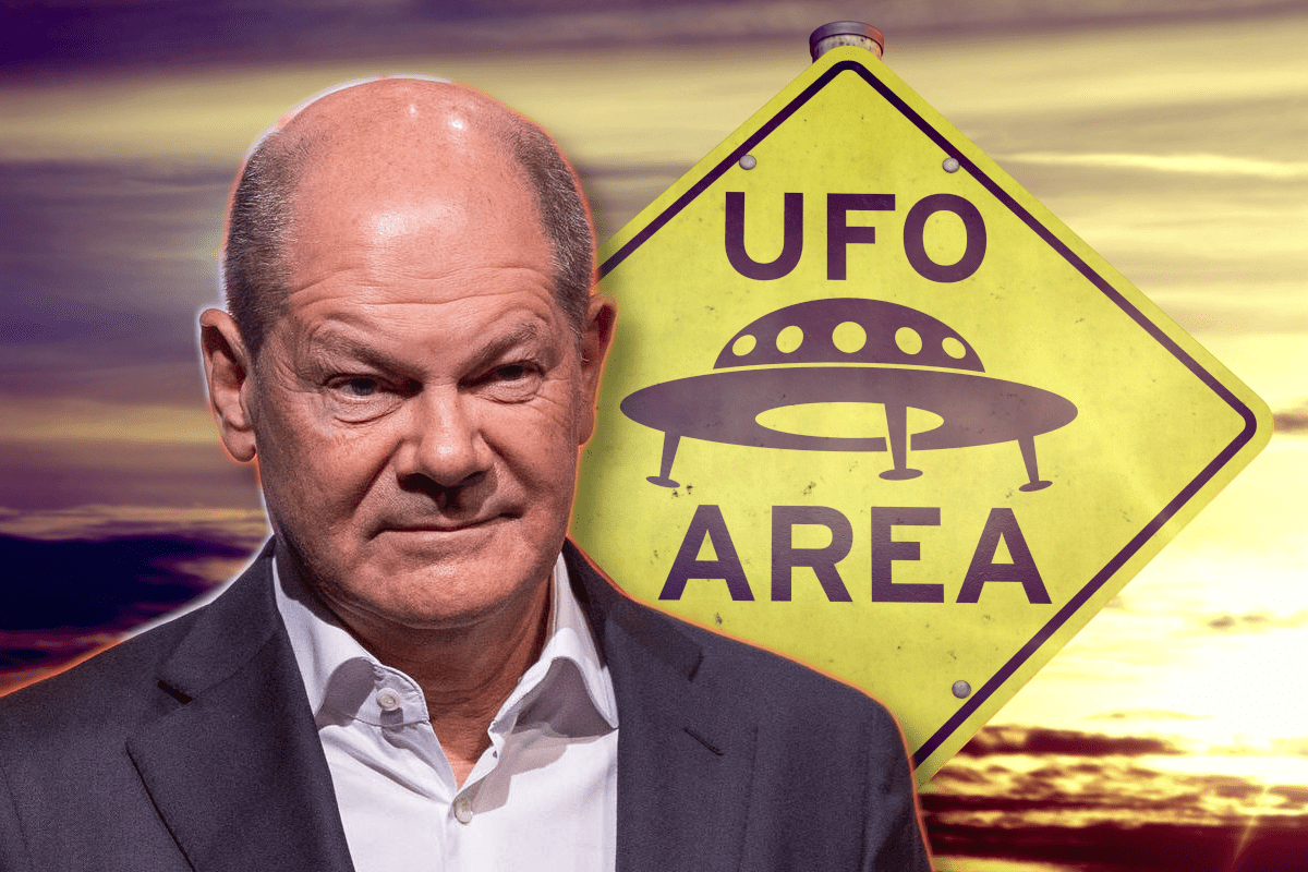 Aliens auf der Erde? Was weiÃŸ Olaf Scholz?