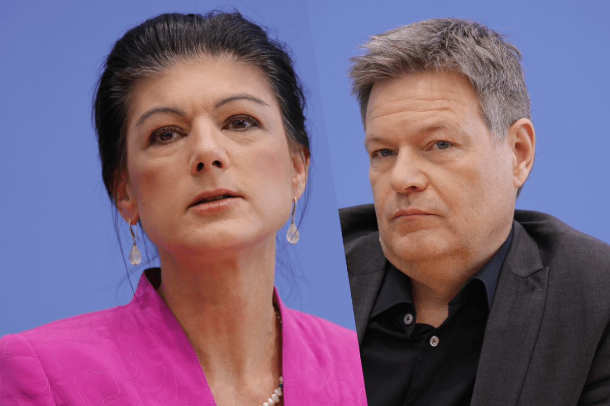 Wahlverlierer: Wagenknecht und Habeck.