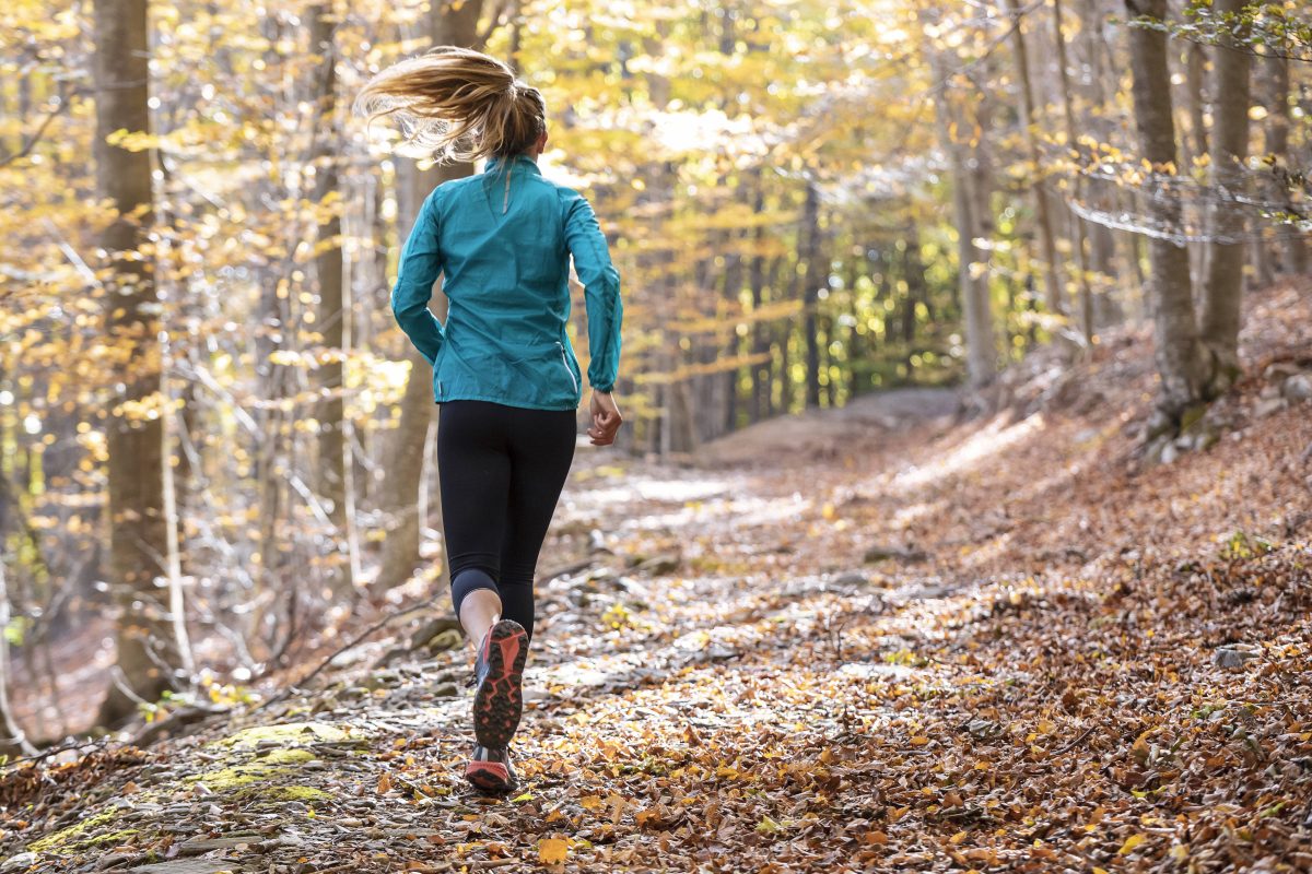 Einer Ex-Olympia-Teilnehmerin droht ein BuÃŸgeld fÃ¼r das Joggen im Wald (Symbolfoto).