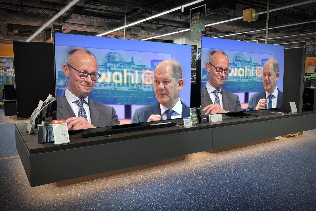 TV-Duell Merz und Scholz