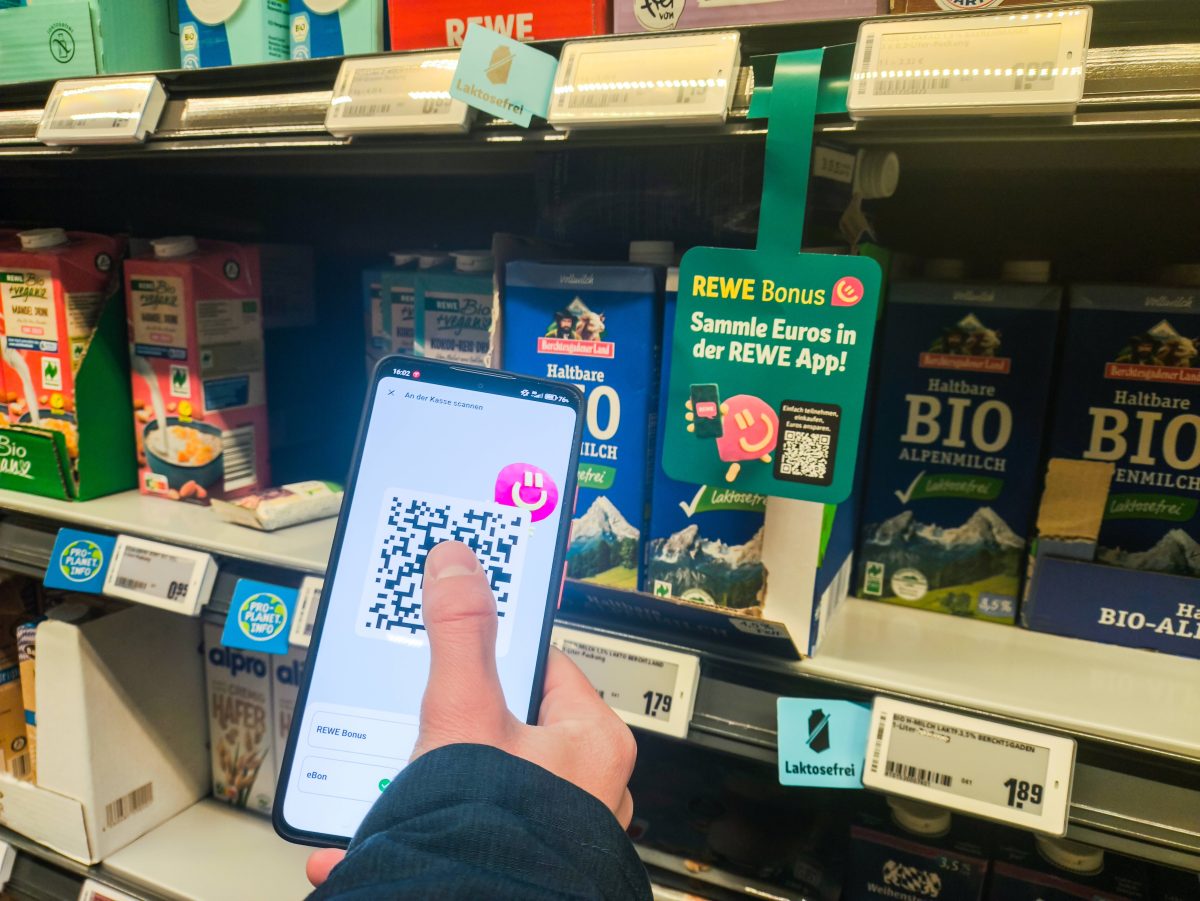 Ã„rger um die Rewe Bonus-App! (Symbolfoto)