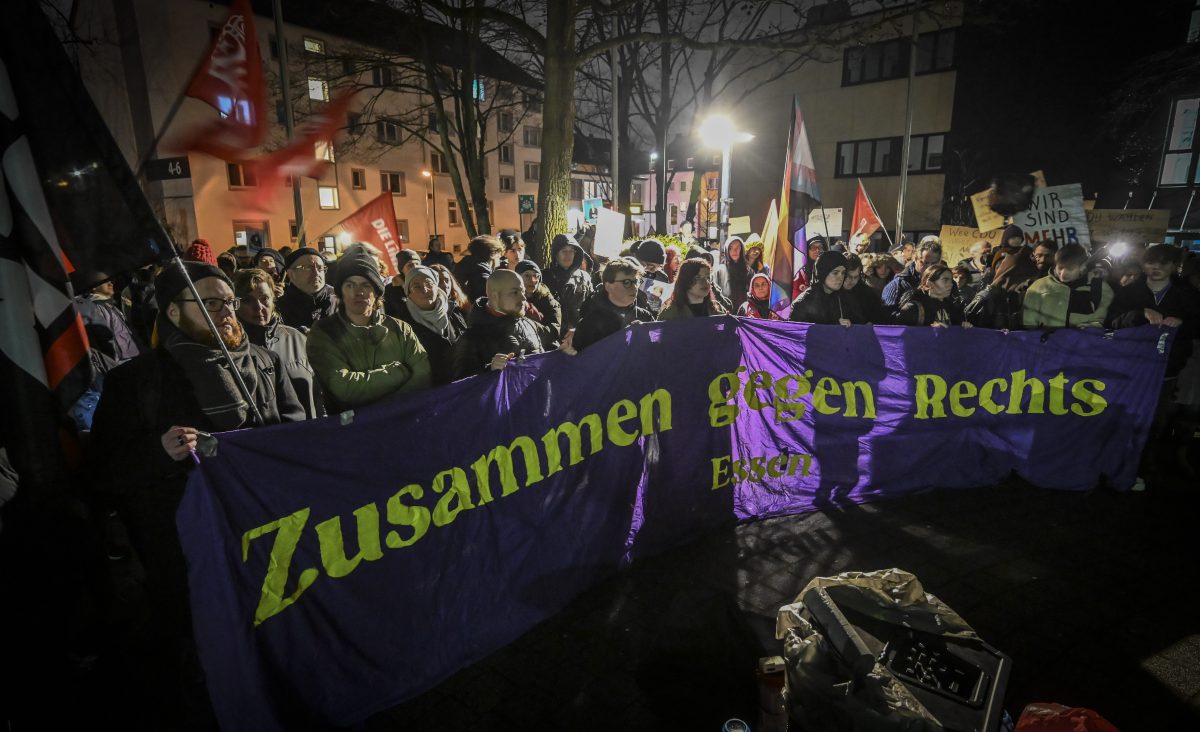 In Essen hatte es schon am 30. Januar eine Demo vor der CDU-Parteizentrale an der BÃ¼scherstraÃŸe gegeben.