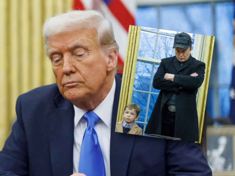 Musk-Sohn (4) blamiert Donald Trump: â€žHalt deinen Mund!â€œ