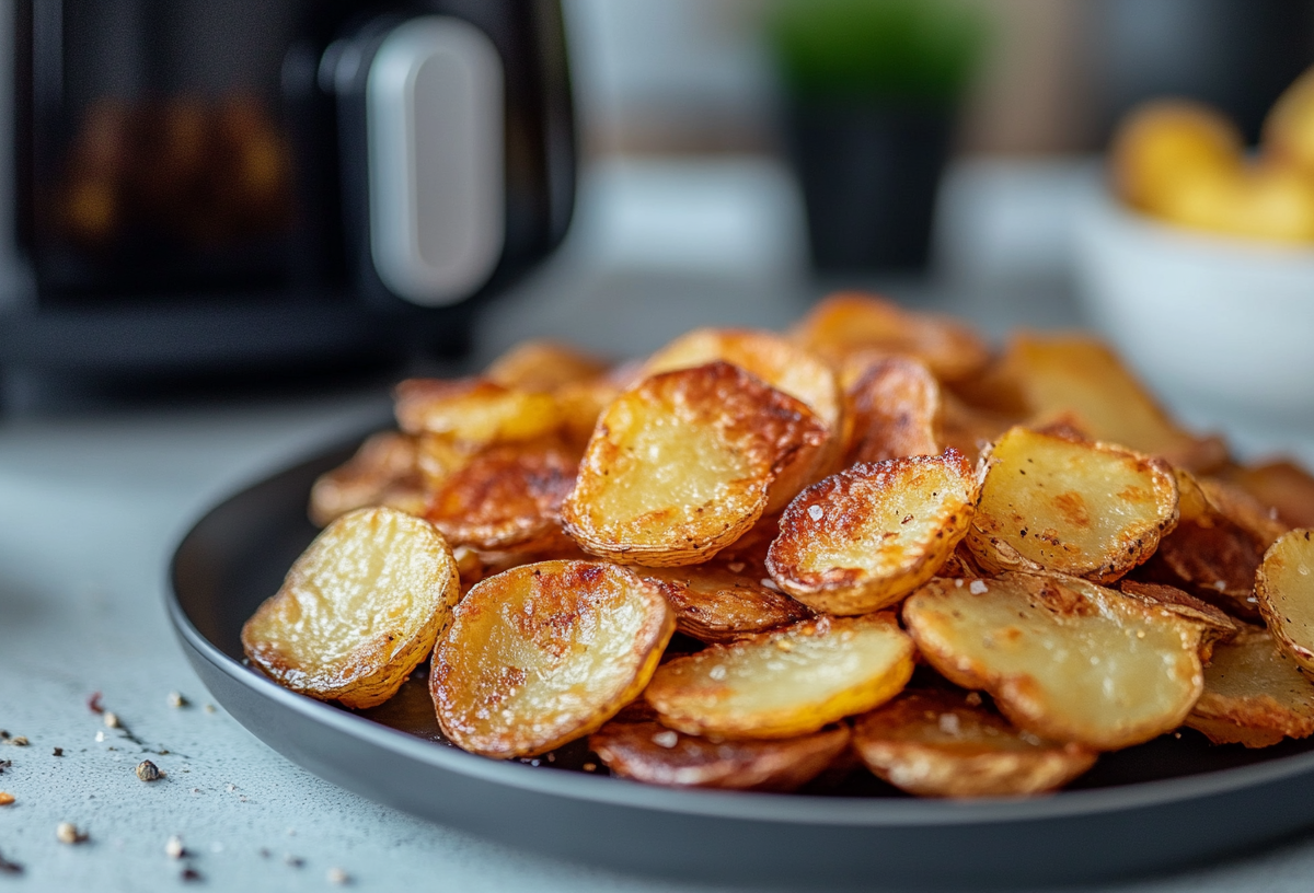 Bratkartoffeln aus der Heißluftfritteuse: knuspriger Genuss mit wenig Fett