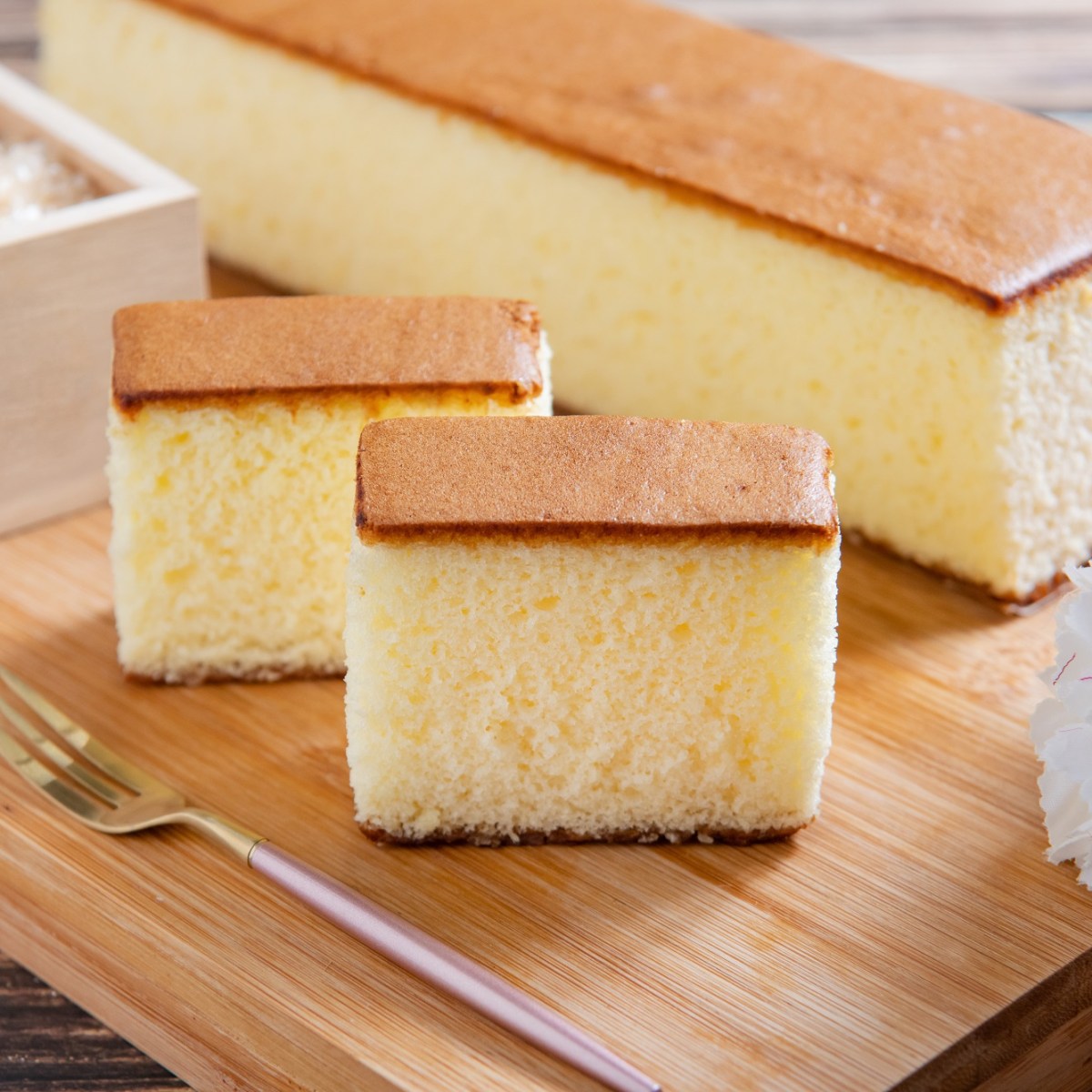 Castella-Kuchen: fluffige Kuchenwolke aus Japan mit wenigen Zutaten